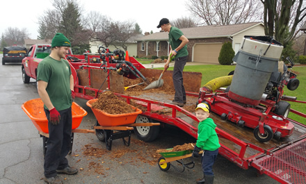 Mulch Installation by Jack's Lawn Service & Snowplowing